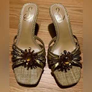 Sam Edelman gold heels